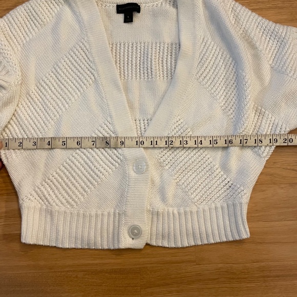 Worthington V-Neck Short Sleeve Cardigan Sweater Size L - Picture 8 of 9